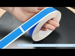 45um 1mil ضد دستکاری مهر و موم برچسب امنیتی نقره مات نیمه انتقال با بقایای بالا